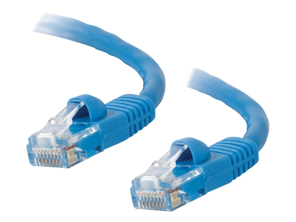 C2g Cat5e Booted Unshielded (Utp) Network Patch Cable - Patchkabel - Rj-45 (Han) Til Rj-45 (Han) - 1 M - Utp - Cat 5E - Formet, Knastfri, Strenget -