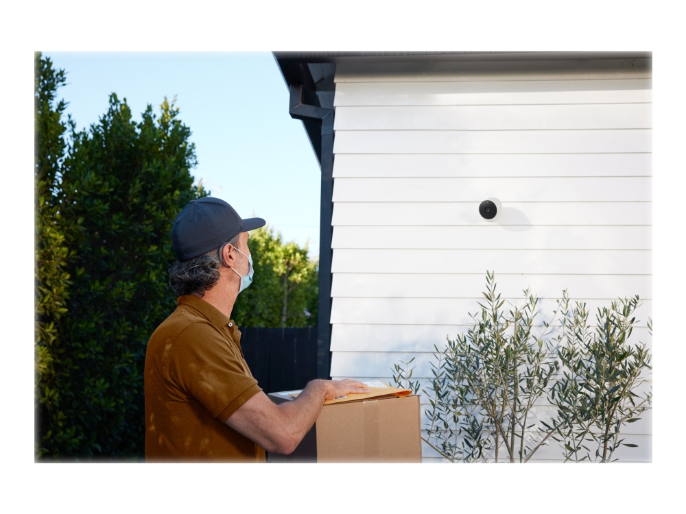 Google Nest Cam Netværksovervågningskamera Udendørs Indendørs Vejrbestandig Farve Dag Nat 1920 1080 1080p Audio Trådløs