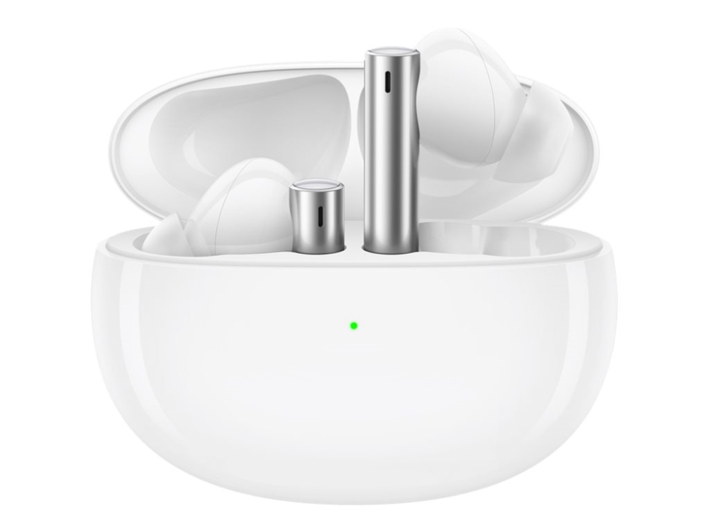 Realme Buds Air 3 - Ægte Trådløse Øretelefoner Med Mik. - I Øret - Bluetooth - Aktiv Støjfjerning - Galaxy-Hvid