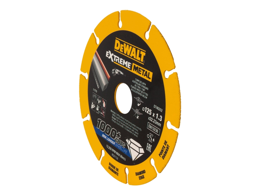 DeWALT Extreme Metal DT40252 - Diamantskæreskive - 125 mm