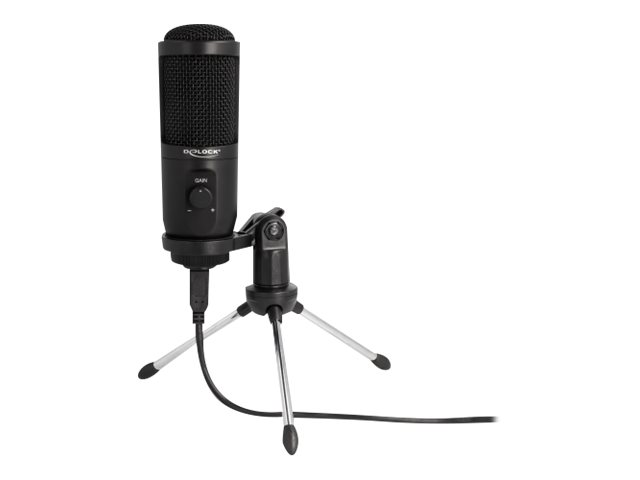 Delock - Mikrofon - Usb - Sort