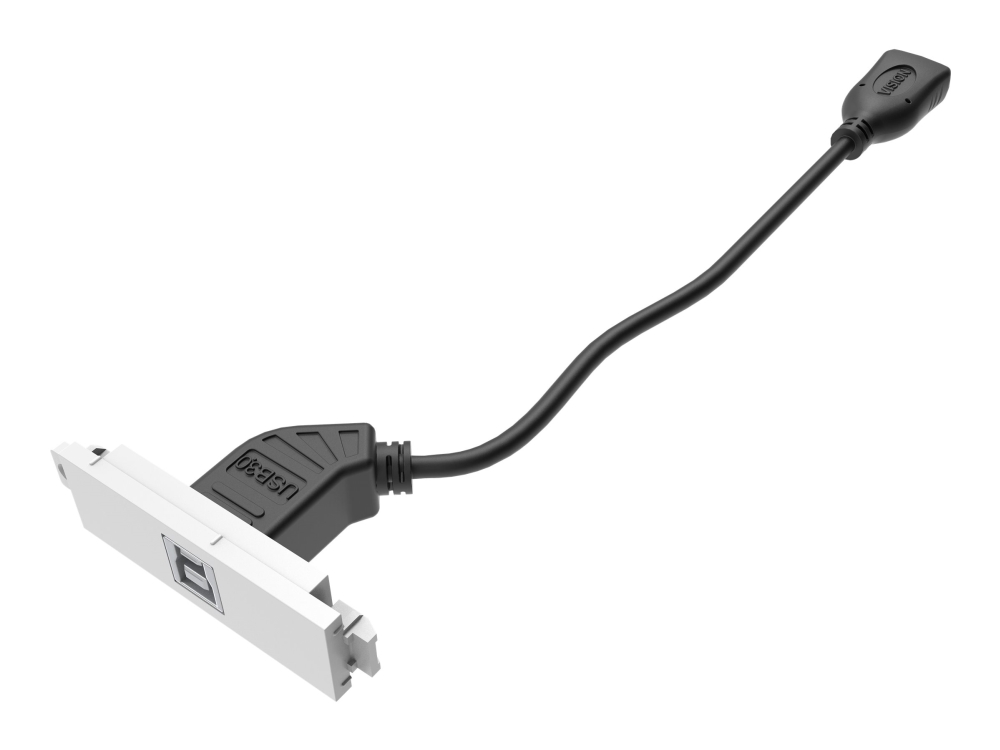 Vision Techconnect 3 Usb-B Module - Modulær Facilitet Plade Snape-In - Usb Type B