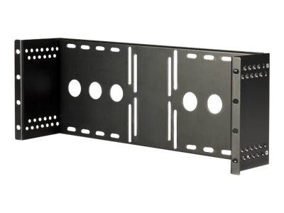 Startech.Com Universal Lcd Monitor Vesa Halterung Für 19" Serverschrank / Rack, Montageschelle, Stahl, Schwarz, 1,7 Kg