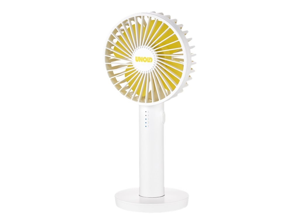 UNOLD Breezy II - Fläkt - mobil - USB - vit | N - A | GameStuff