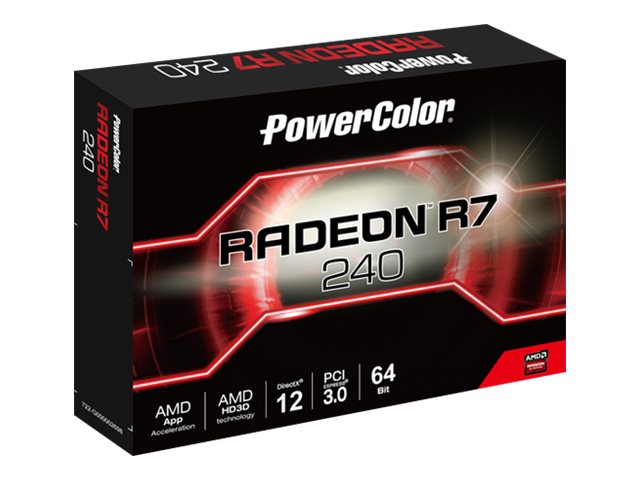 Powercolor Radeon R7 240 Grafikkort Radeon R7 240 2 Gb Gddr5 Pcie 3.0 Dvi Hdmi