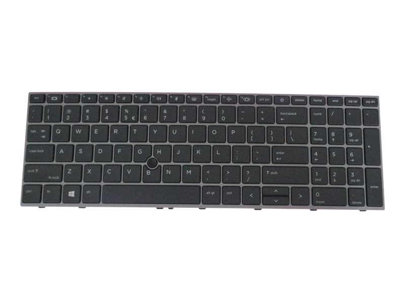 Hp - Notebooks Udskiftningstastatur - Med Pegepind, Clickpad - Bagbelyst - Hollandsk - For Zbook Fury 15 G7 Mobile Workstation, 15 G8 Mobile Workstat
