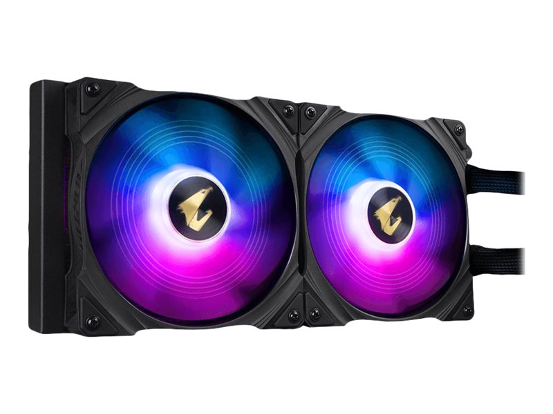 Gigabyte Aorus Waterforce 280, All-In-One-Flüssigkeitskühler, 83,83 Cfm, Schwarz