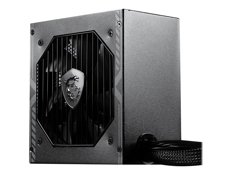 MSI MAG A650BN - Nätaggregat (intern) - ATX12V / EPS12V - 80 PLUS Bronze - AC 100-240 V - 650 Watt - aktive PFC | Datortillbehör - Laddare & Batterier - Dator/Server nätaggregat | GameStuff