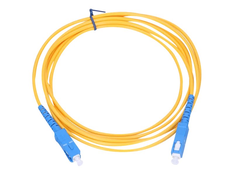 Extralink - Patchkabel - SC/UPC enkelttilstand (han) til SC/UPC enkelttilstand (han) - 1 m - 1 m. - 3 mm - fiberoptik - simplex - G.657.A1