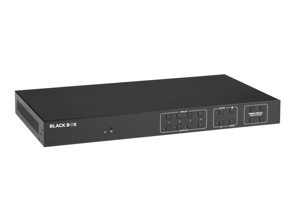 Black Box Avs Hdmi2 4x4 4x4 Matrix Skifter Audioafindlejrer