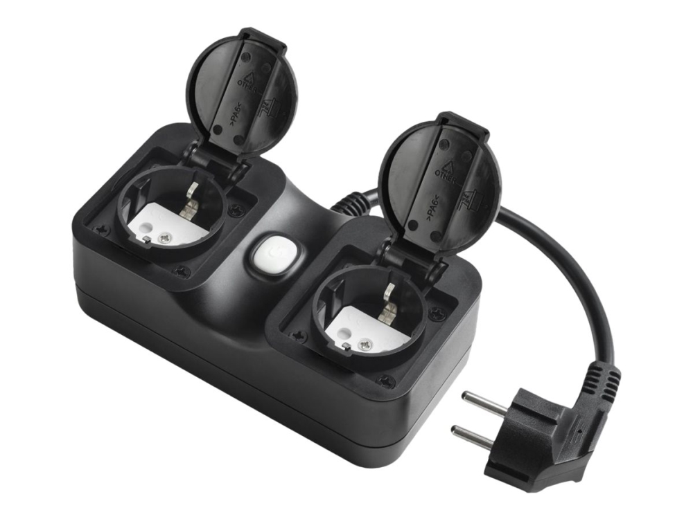 Edimax SP-1122WTO - Smart kraftlist - AC 100-240 V - 2300 Watt - Wi-Fi - ingång: power CEE 7/7 - utgångskontakter: 2 (2 x ström) - 30 cm sladd - Europa | Smarta hem - Smart hemkontroll och plattformar - Google Assistent | GameStuff