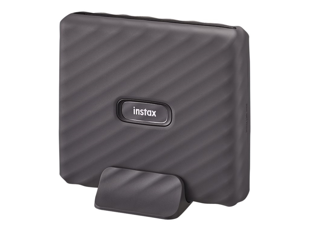 Fujifilm instax Link Wide - Tulostin - väri - LED - 86 x 108 mm - jopa 5 tulostusta/min (väri) - kapasiteetti: 10 kuvaa - Bluetooth 4.2 LE - mokka harmaa