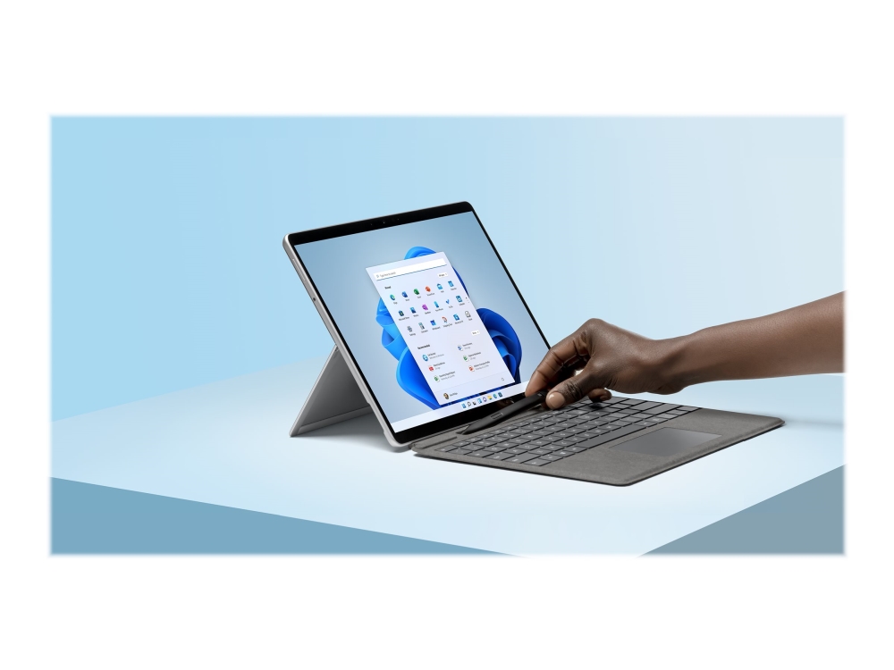 Microsoft Surface Pro Signature Keyboard - Tastatur - Med Accelerometer, Touchpad, Surface Slim Pen 2 Opbevaring Og Opladningsbakke - Azerty - Fransk