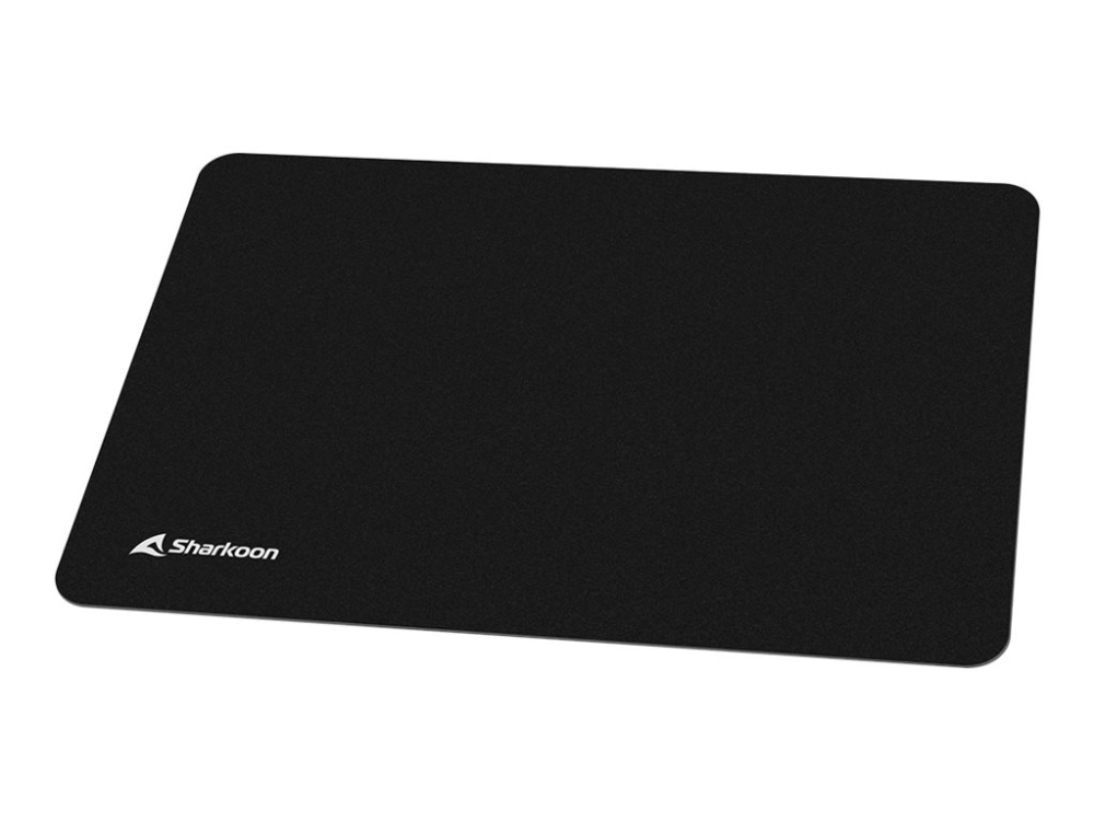 Sharkoon 1337 V2, Schwarz, Monochromatisch, Anti-Rutsch-Basis, Gaming-Mauspad