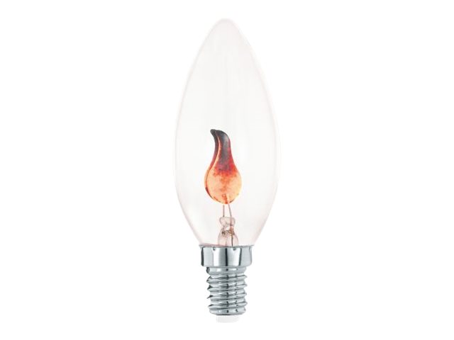 Glødelyspære Krone 1W Flame E14