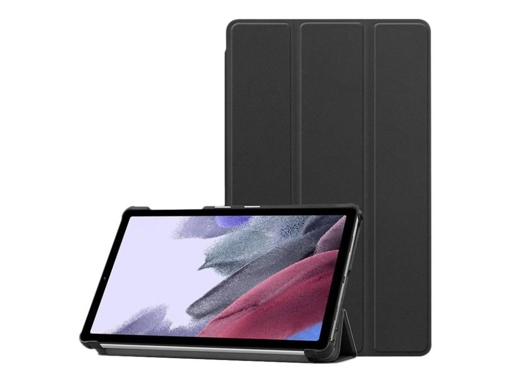 Estuff - Flipomslag Til Tablet - Polyurethan, Polykarbonat - Sort - 8.7" - For Samsung Galaxy Tab A7 Lite