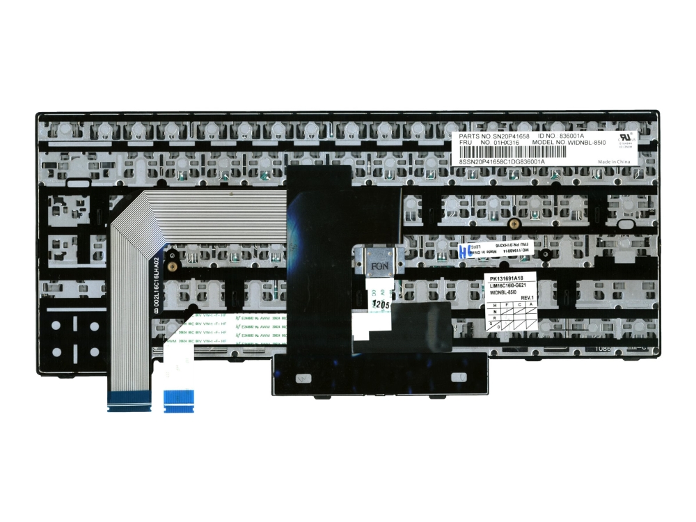 Lenovo 01Hx316, Tastatur, Italienisch, Lenovo, Thinkpad T480