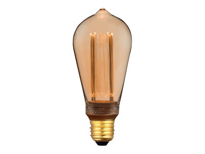 LED-lyspære LED ST64 4,3W 1800K 3-step dimbar E27, ravfarget E27