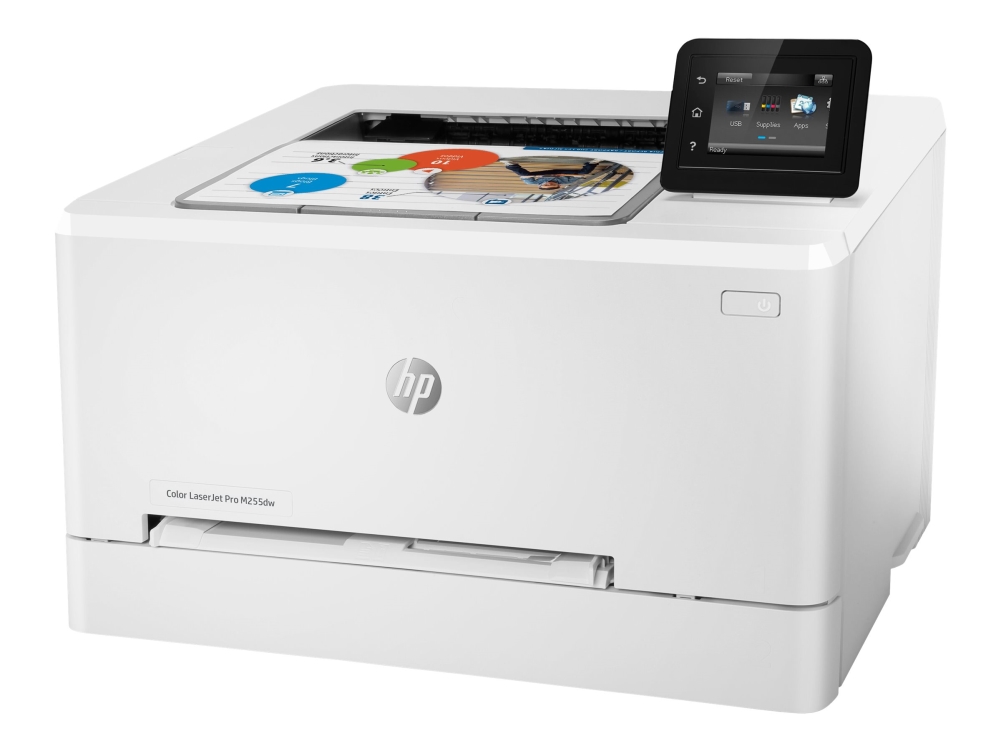 Hp Color Laserjet Pro M255dw - Printer - Farve - Duplex - Laser - A4/Legal - 600 X 600 Dpi - Op Til 21 Spm (Mono) / Op Til 21 Spm (Farve) - Kapacitet