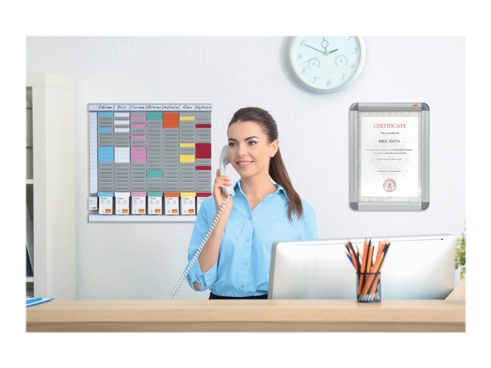 Nobo - T-kort - 8 x 12 cm - storlek 3 - rosa (paket om 100) - för P/N: 1900394, 1900399, 1900404 | Möbler - Tavla & Displays - Whiteboards | GameStuff