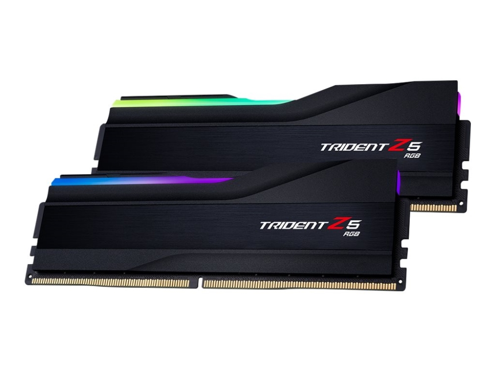 G.SKILL Trident Z5 RGB - DDR5 - sæt - 32GB: 2 x 16 GB - DIMM 288-PIN - 6400 MHz - CL32 (32-39-39-102) - 1.40 V - ikke bufferet - ikke-ECC