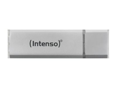 Intenso Alu Line, 64 Gb, Usb Typ-A, 2.0, 28 Mb/S, Kappe, Silber