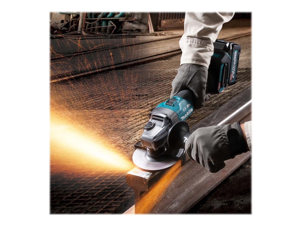 Makita GA005GZ - Vinkelslip - sladdl&ouml;s - 125 mm - inget batteri - 40 V - SOLO