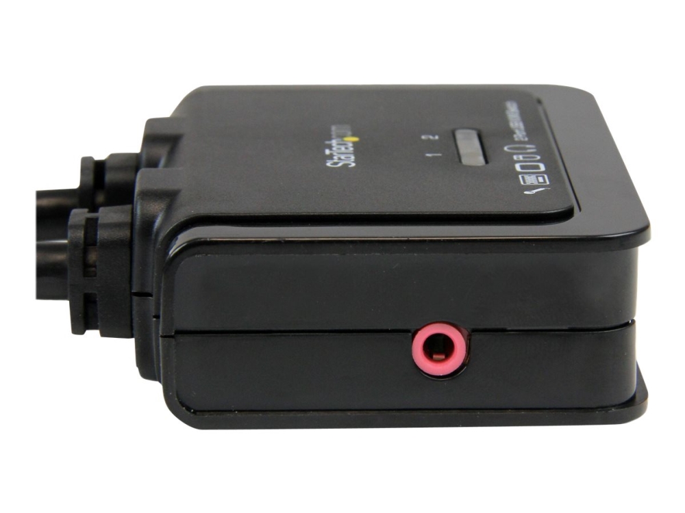 StarTech.com 2 Port USB HDMI Cable KVM Switch w/ Audi