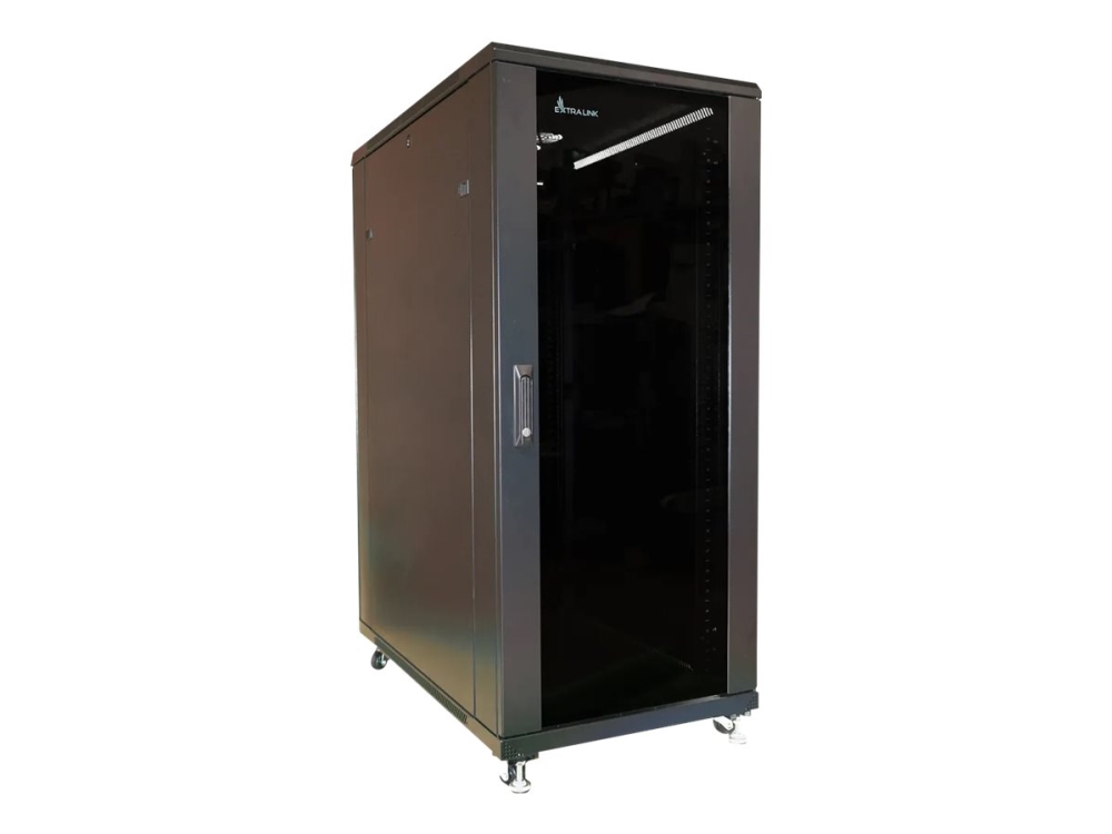 Extralink Rack Kabinet 600x600 Gulvstående Sort 32u