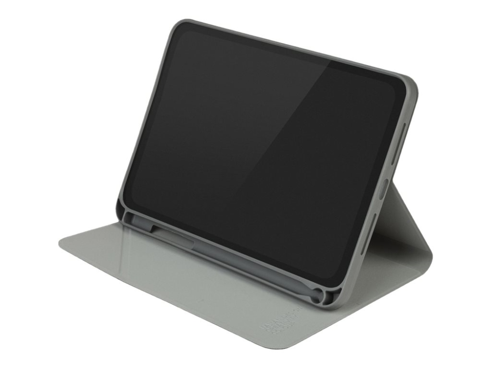 Tucano Metal - Flipomslag til tablet - 65 % genbrugt plastik - space grey - for Apple iPad mini (6. generation)