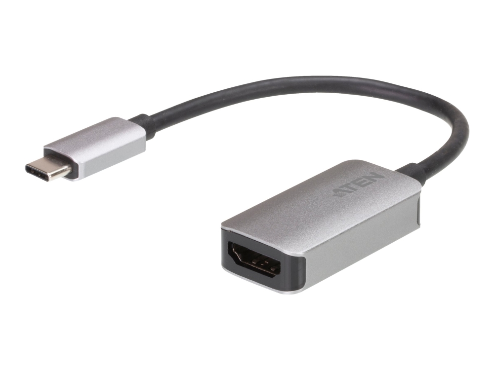 Aten Uc3008a1 - Video / Lyd Adapter - 24 Pin Usb-C (Han) Til Hdmi (Hun) - Usb 3.2 Gen 1 / Thunderbolt 3 / Displayport (Alt Mode) - 15.4 Cm - 4K60hz (