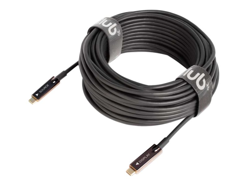Club 3D - Usb-Kabel - 24 Pin Usb-C (Han) Til 24 Pin Usb-C (Han) - Usb 3.2 Gen 2 - 20 M - Active Optical Cable (Aoc)