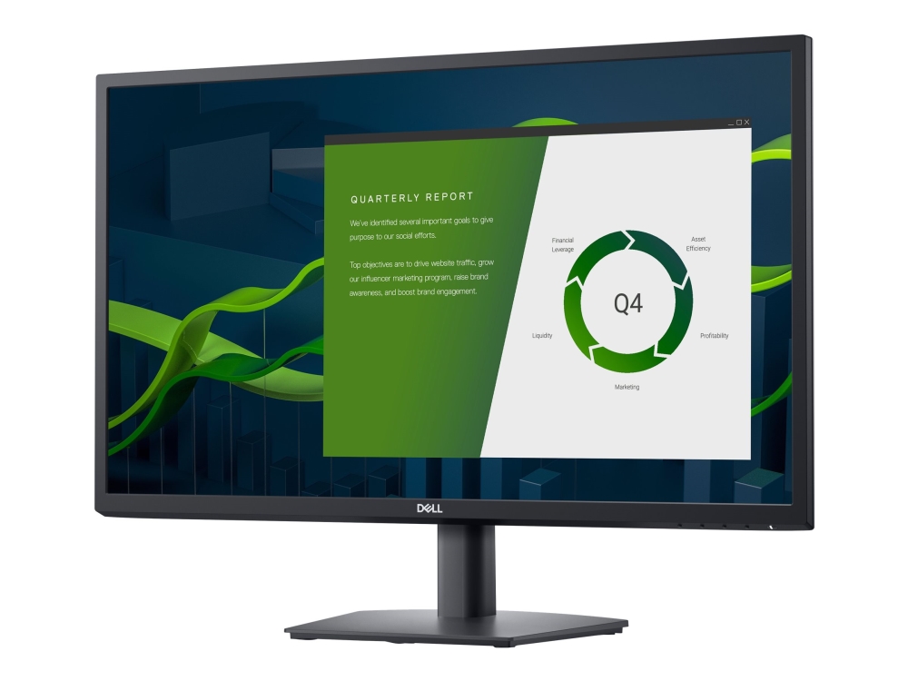 Dell E2722h - Led-Display - 27" - 1920 X 1080 Full Hd (1080P) @ 60 Hz - Ips - 300 Cd/M² - 1000:1 - 5 Ms - Vga, Displayport - Mit 3 Jahren Advanced Ex