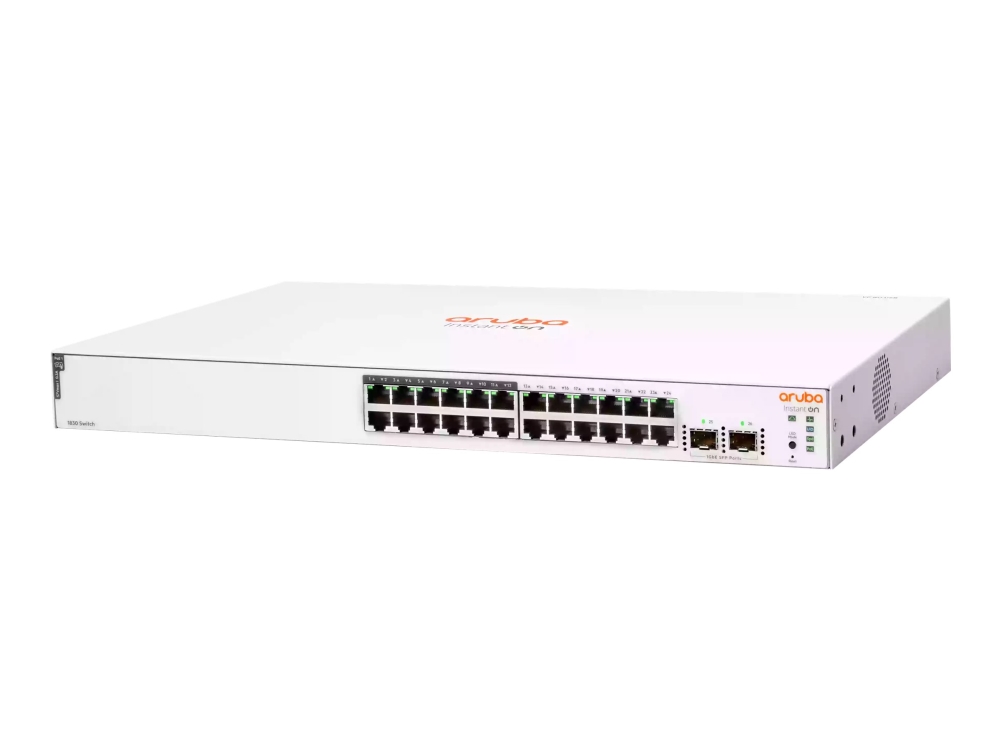 Hpe Aruba Switch 1830 24G 2Sfp 24Xgbit/2Xsfp (12Xpoe/195W) Jl813a Aruba Instant On