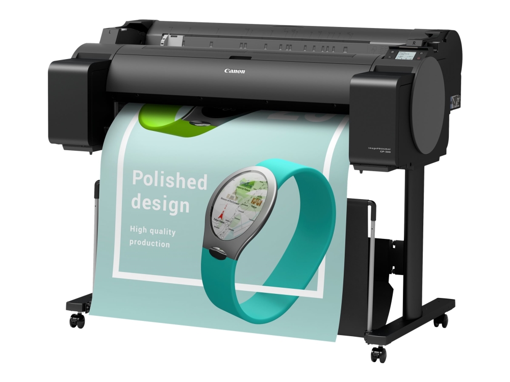 Canon imagePROGRAF GP-300 - 36 storformatsskrivare - färg - bläckstråle - Rulle (91,4 cm) - USB 2.0, Gigabit LAN, USB-värd, Wi-Fi(n) | Skrivare - Storformatsskrivare | GameStuff
