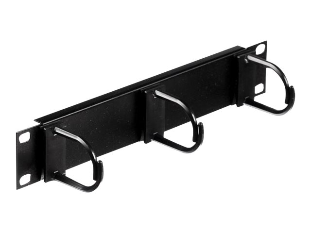 Netrack - Dreibein-Kabelorganisation - Schwarz - 1U - 10"