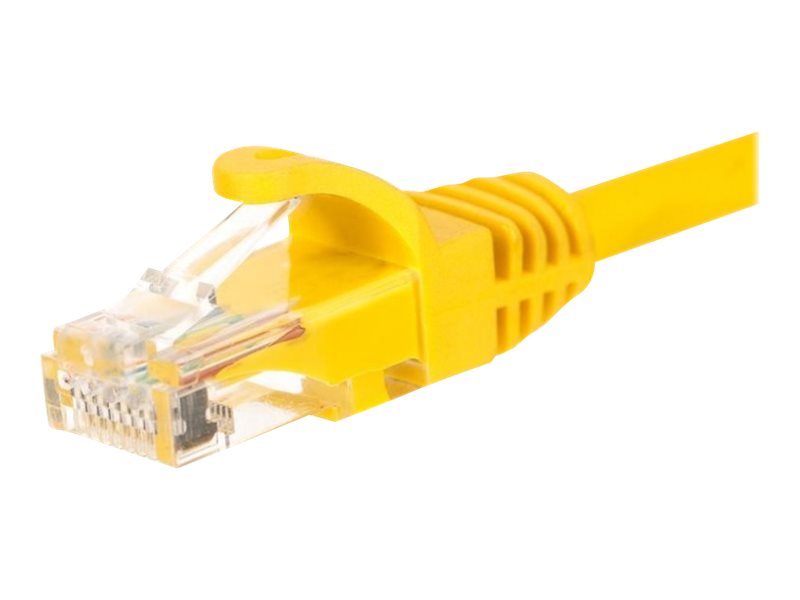Netrack - Patchkabel - Rj-45 (Stecker) Auf Rj-45 (Stecker) - 1 M - Utp - Cat 6 - Geformt, Knotenlos - Gelb