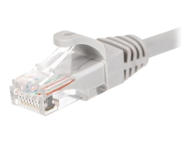 Netrack - Patchkabel - Rj-45 (Han) Bis Rj-45 (Han) - 1 M - Utp - Cat 6 - Formet, Knastfri - Grå