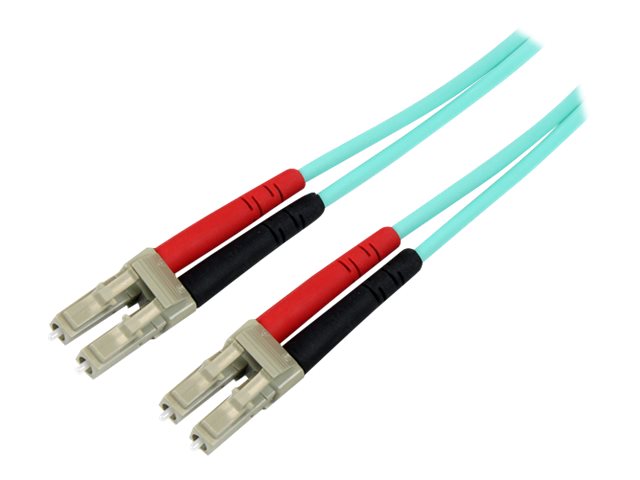 Startech.Com 5 M Om3 Lwl Patchkabel - Zipcord Multimode-Glasfaserkabel Lc/Upc Auf Lc/Upc - Vollduplex 50/125Μm Sfp/Optisches Kabel - 100G Optical Lic
