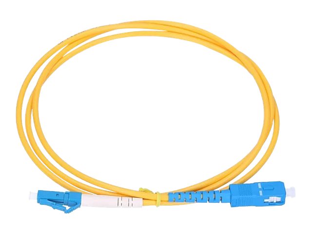 Extralink - Patchkabel - Sc/Upc Enkelttilstand (Han) Til Lc/Upc Enkelttilstand (Han) - 1 M. - 3 Mm - Fiberoptik - Simplex - G.652D