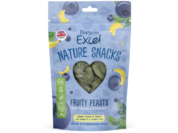 Burgess Excel Natures Snack Fruit Feasts 60 g