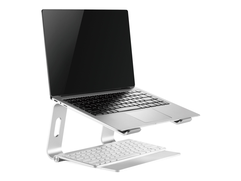 DELTACO Office - Ställ för bärbar dator - 11 - 17 - silver | Datorer & Surfplattor - Bärbara tillbehör - Övriga tillbehör | GameStuff