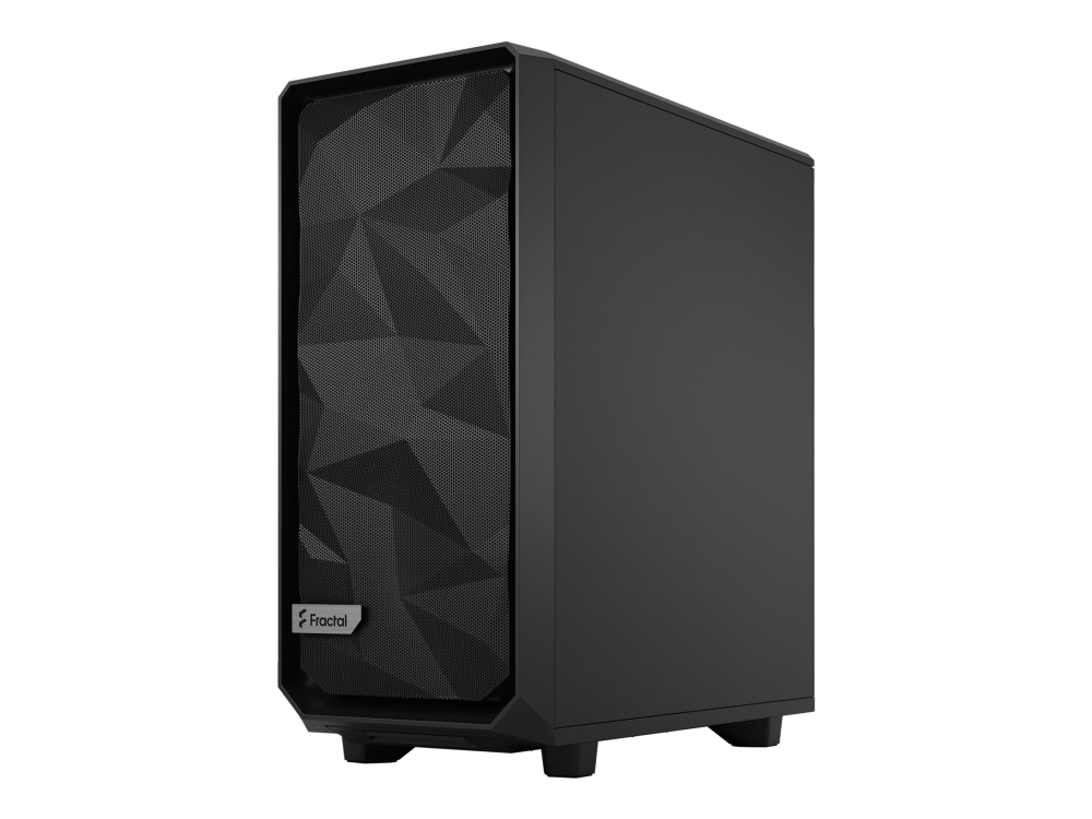 Fractal Design Meshify 2 Compact - Mid tower - ATX - ingen strömförsörjning (ATX) - svart - USB/ljud | Datorkomponenter - Datorchassin & Tilbeör | GameStuff