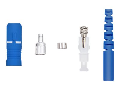 Qoltec 54430, Sc/Pc, Blau, Silber, Weiß, Einzelmodus, 200 Stück(E), 20 Mm, 100 Mm