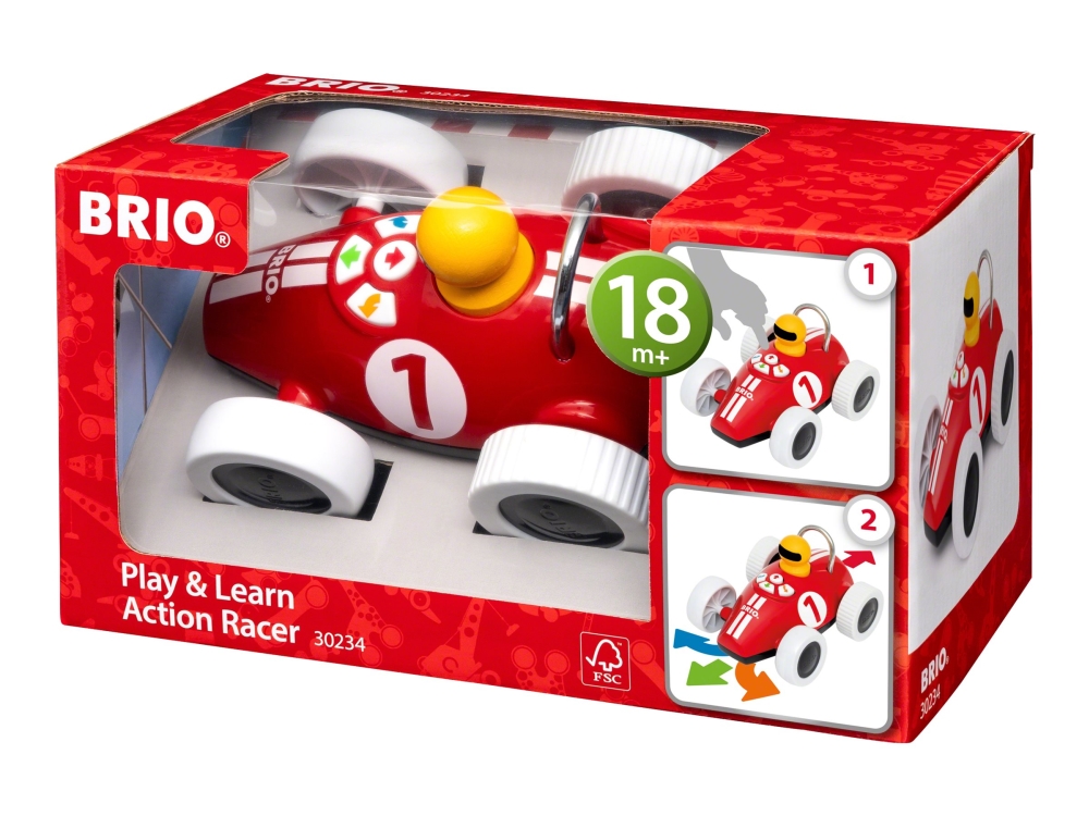 BRIO 30234 Action racerbil | Leksaker - Bilar och andra fordon - Träfordon | GameStuff