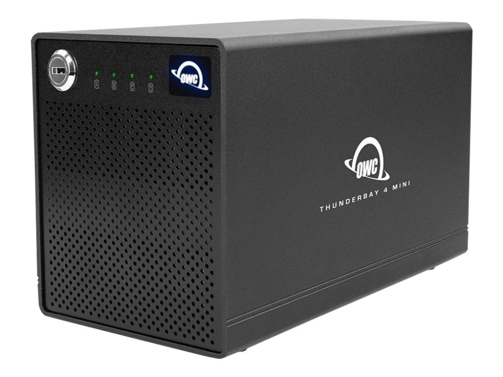Owc Thunderbay 4 Mini, Hdd / Ssd-Gehäuse, 2.5", Sata, Serial Ata Ii, Serial Ata Iii, 40 Gbit/S, Usb Anschluss, Schwarz