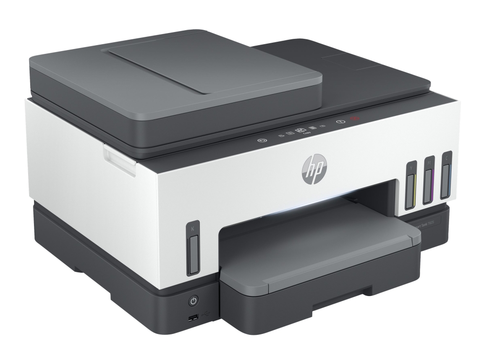 HP Smart Tank 7605 All-in-One - Multifunktionsprinter - farve - blækprinter - kan genopfyldes - Letter (216 x 279 mm)/A4 (210 x 297 mm) (original) - A4/Legal (medie) - op til