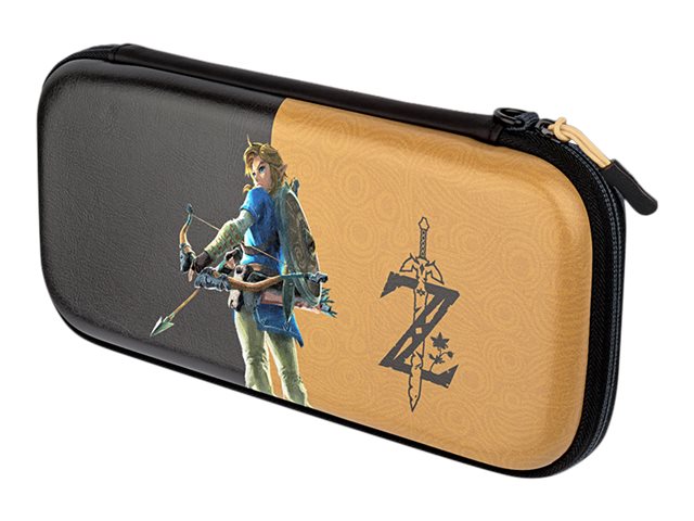Pdp Slim Deluxe: Hyrule Hero Link, Hartschalenkoffer, Nintendo, Schwarz, Gold, Nintendo Switch, Nintendo Switch Lite, Nintendo Switch Oled, Kratzresi