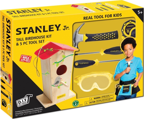 Stanley Jr Fuglehus + Værktøj Til Børn (Stok008-T05-Sy)