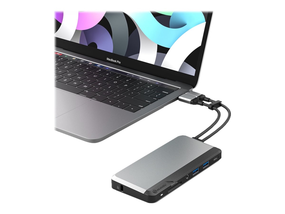 ALOGIC USB-C Super Dock - Dockingstation - USB-C / Thunderbolt 3 - 2 x HDMI - 1GbE